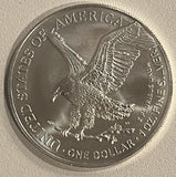 2023 1 oz Silver Eagle reverse side.