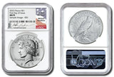 2023 Silver Peace Dollar Obverse & Reverse NGC MS70 First Day of Issue Signed by Michael Gaudioso