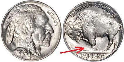The 3 legged Buffalo Nickel: A Happy Mistake