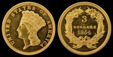 The Short-Lived $3 Indian Gold Coin