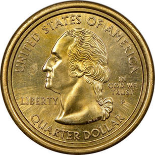 Mule error coin Sacajawea coin with Washington quarter obverse