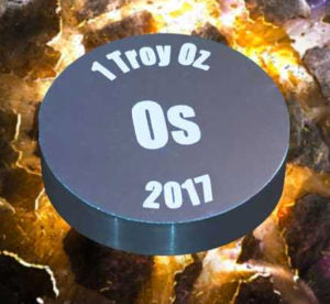 1 Troy oz of Osmiridium from 2017