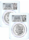 2023 $1 Morgan & Peace Dollar 2 Coin Set PCGS MS70 Advanced Releases