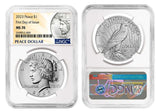 2023 $1 Morgan & Peace Dollar 2 Coin Set NGC MS70 First Day of Issue