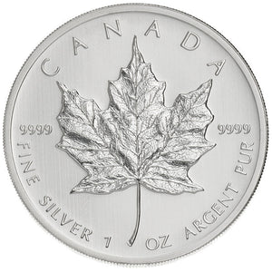 2012 1 oz Silver Maple Leaf Obverse