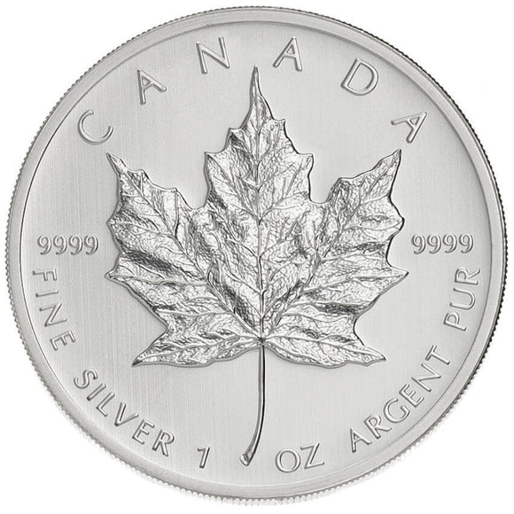 2012 1 oz Silver Maple Leaf Obverse