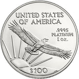 1 oz American Platinum Eagle Coin (Random Year, BU)