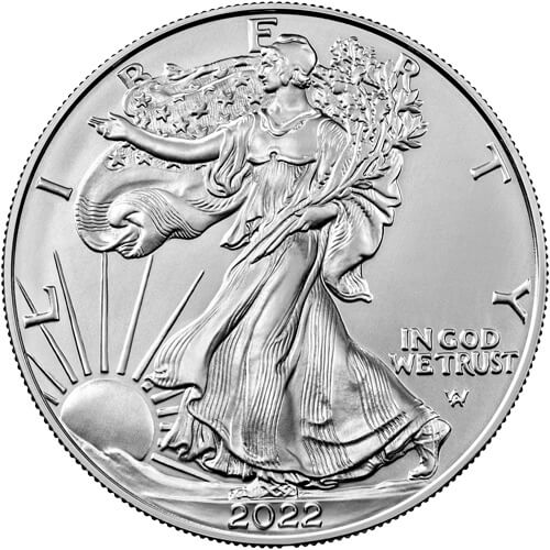 2022 1 oz American Silver Eagle Coin (BU)