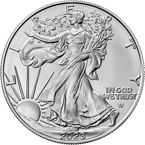 2023 $1 1 oz Silver Eagle Obverse