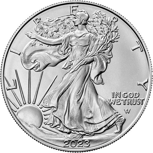 2023 $1 1 oz Silver Eagle Obverse