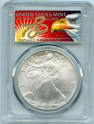 2007 ASE MS70 PCGS Thomas Cleveland rays label